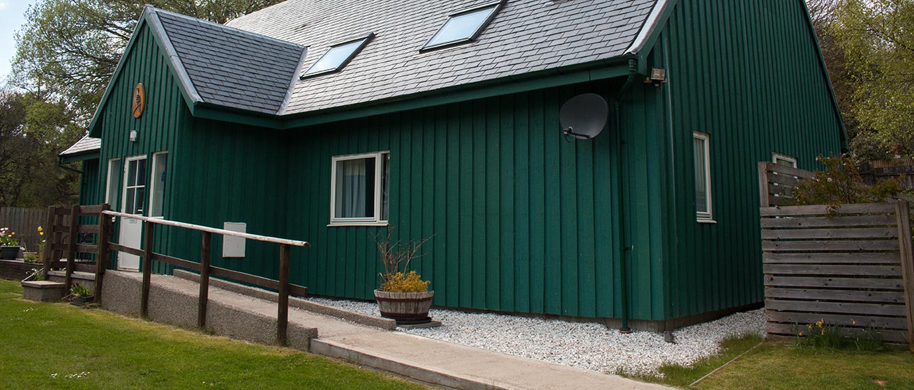 osprey cottage ramp to front door